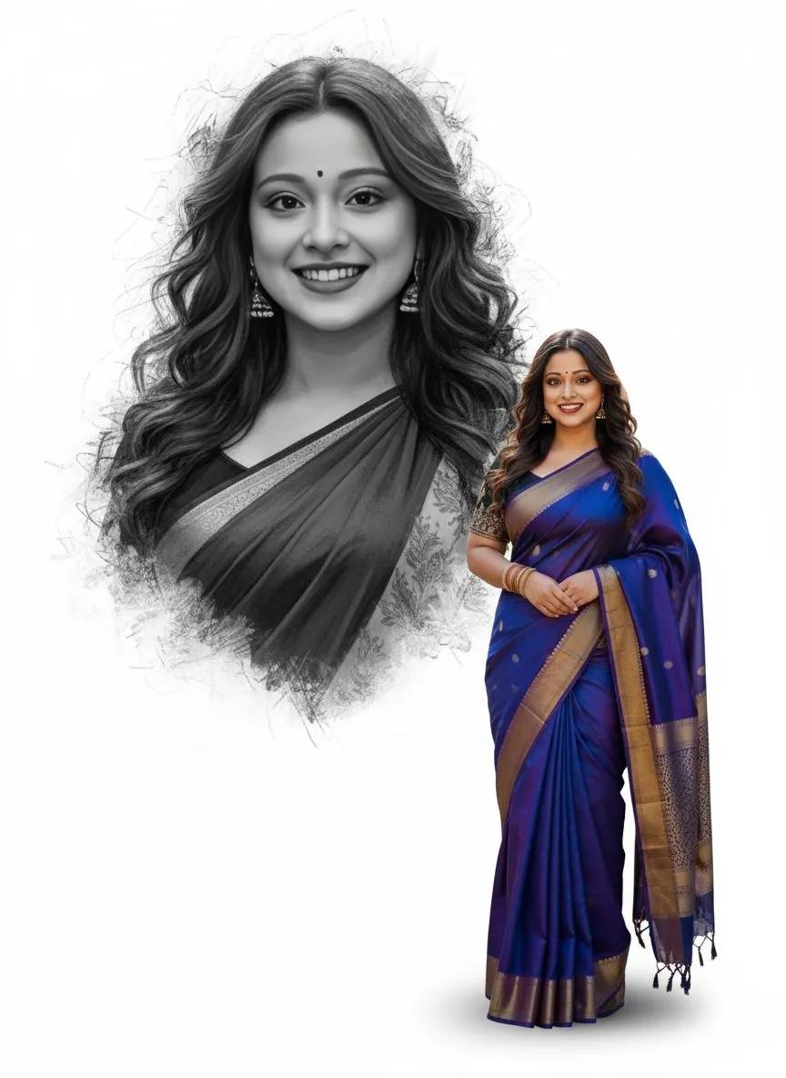 tapestry of color and charcoal