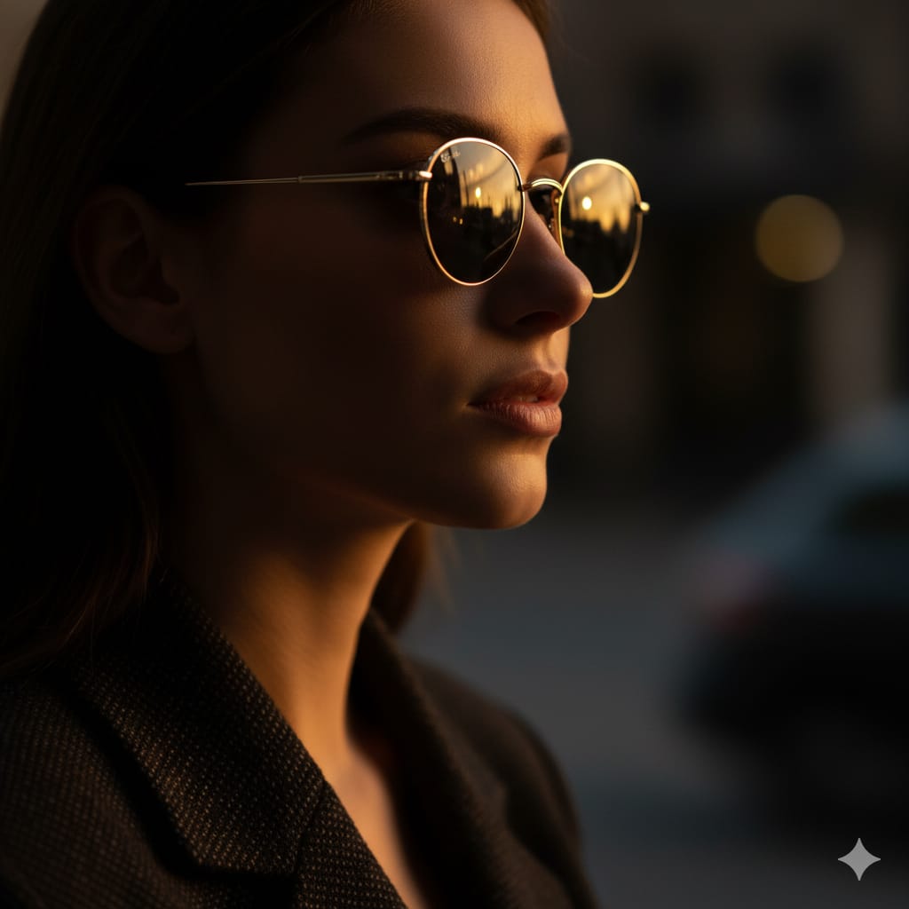 Eyes hidden, vision clear.