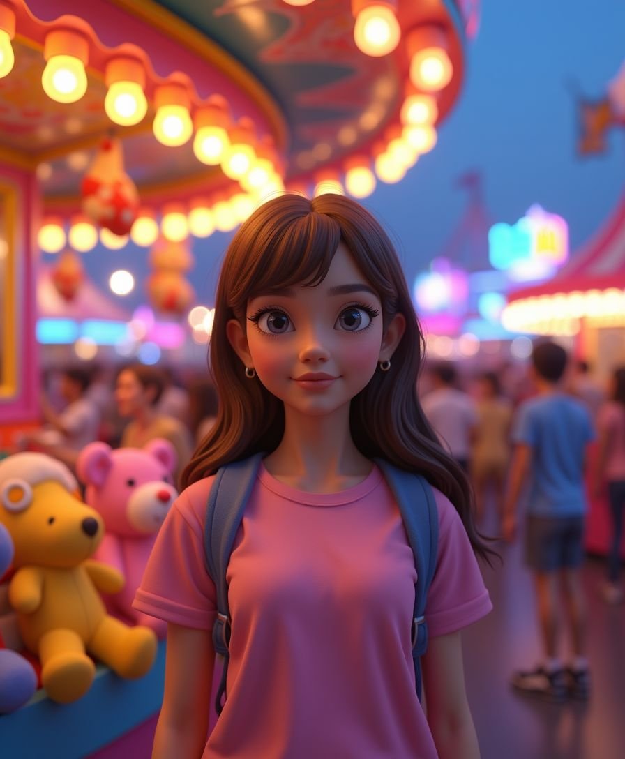 colorful carnival art 