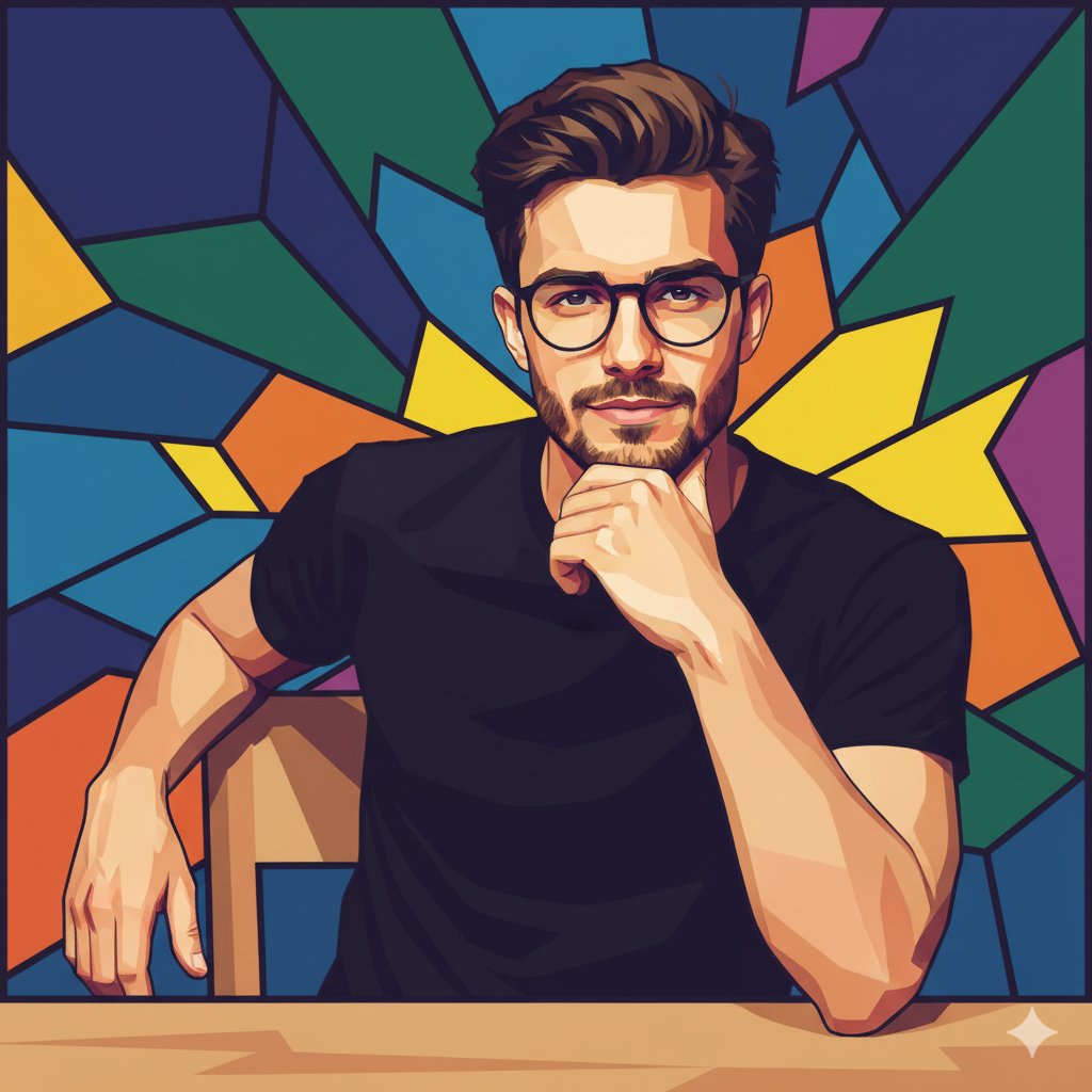 WPAP style digital artwork ( 1 )