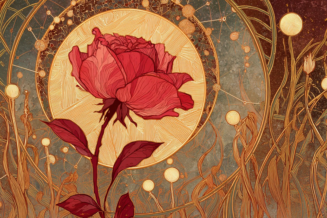 art nouveau luminous