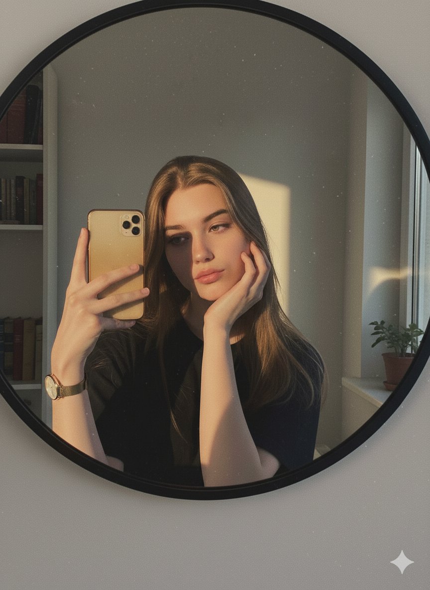 the mirror photoshoot 