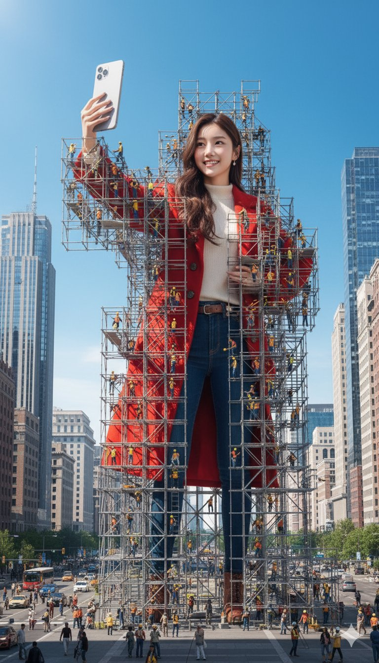 Giant Figure Scaffolding