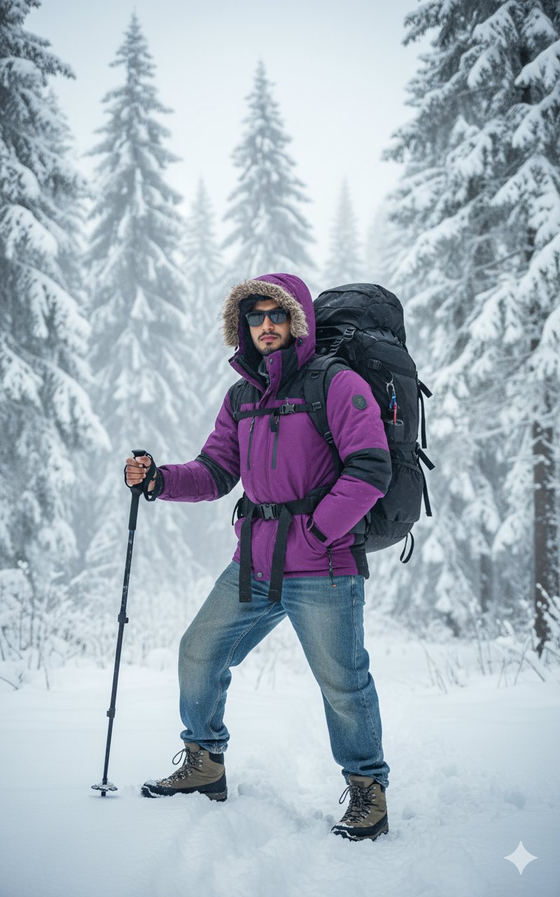 Title : Winter expedition portrait 